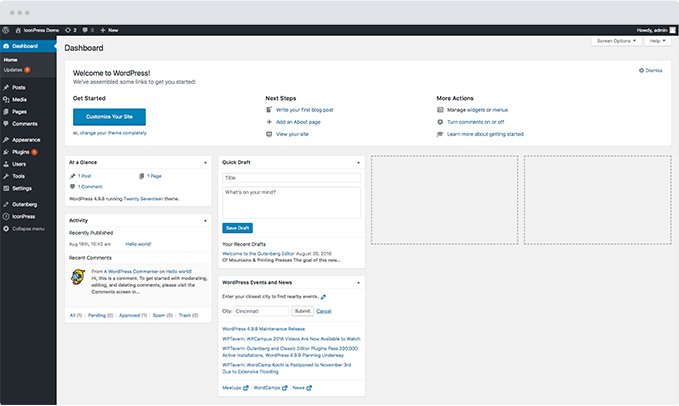 IconPress - Page Builders Supported